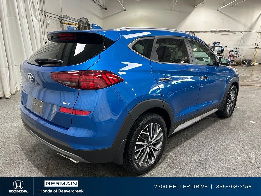Used 2019 Aqua Blue Hyundai Limited image 8