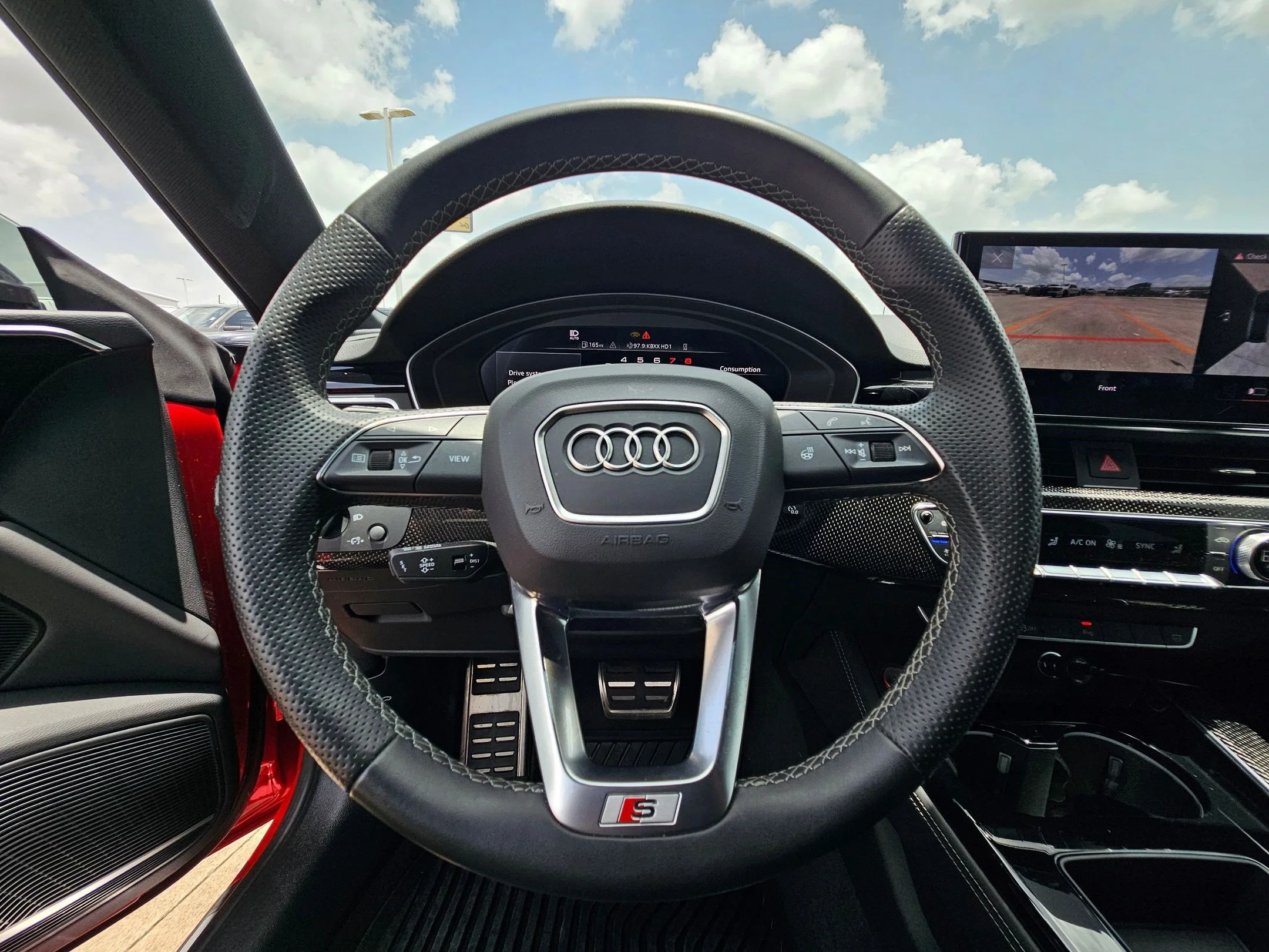 Certified Used 2024 Progressive Red Metallic Audi Premium Plus image 14