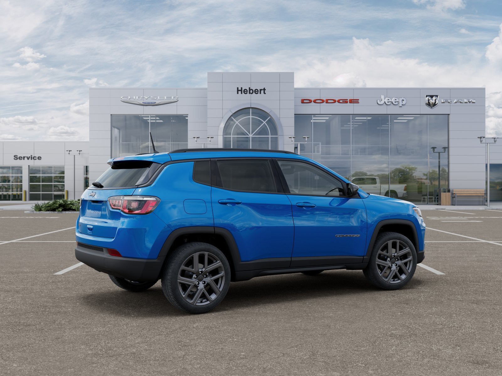New 2026 Hydro Blue Pearl-Coat Exterior Paint Jeep Latitude image 30