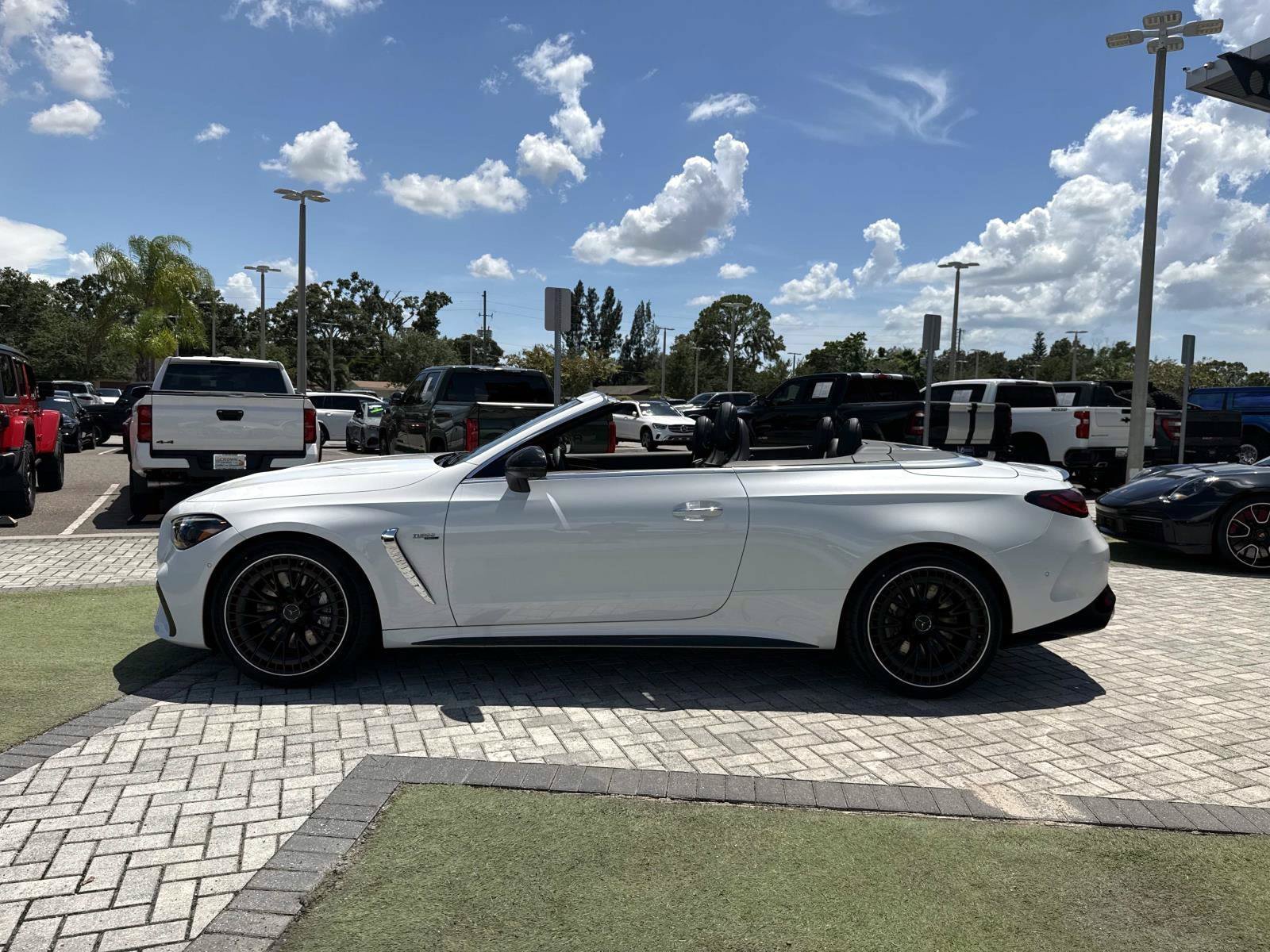 New 2027 Moonlight White Mercedes-Benz AMG®  53 4MATIC+ Cabriolet image 3