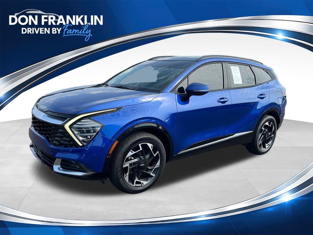 Used 2023 Blue Kia SX-Prestige image 1