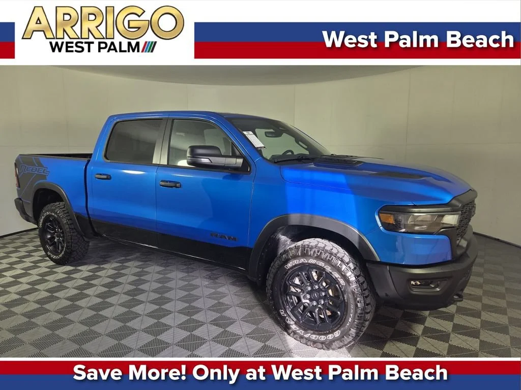 Certified Used 2026 Hydro Blue Pearlcoat Ram Rebel image 1