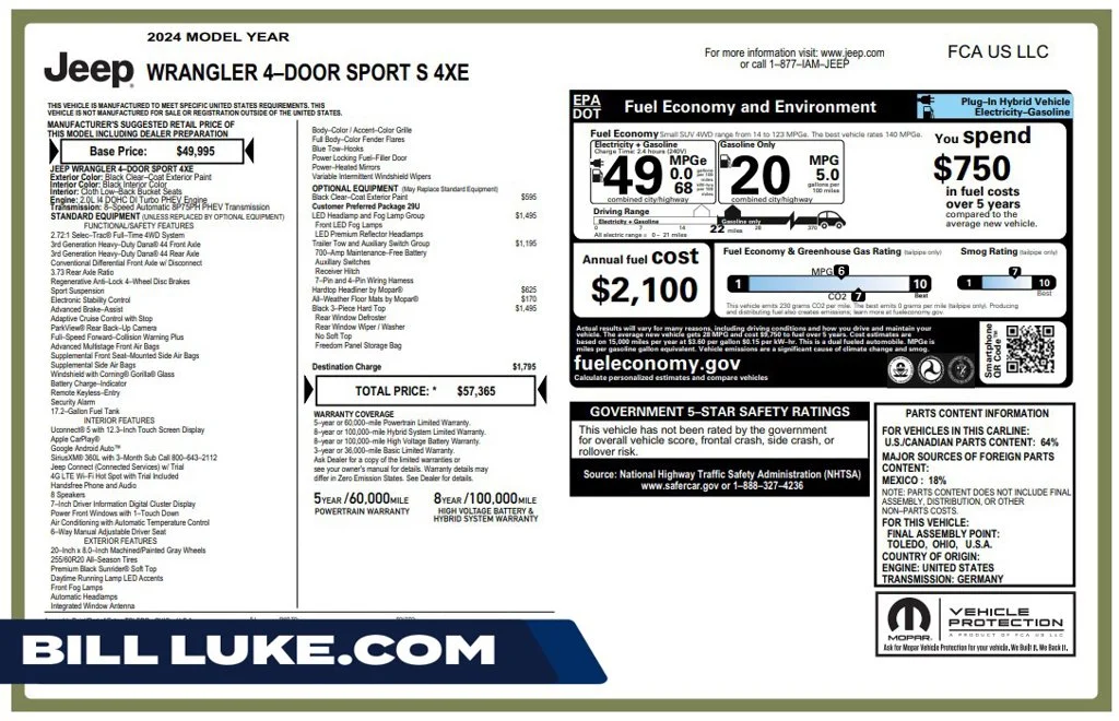 2024 Jeep Wrangler 4xe