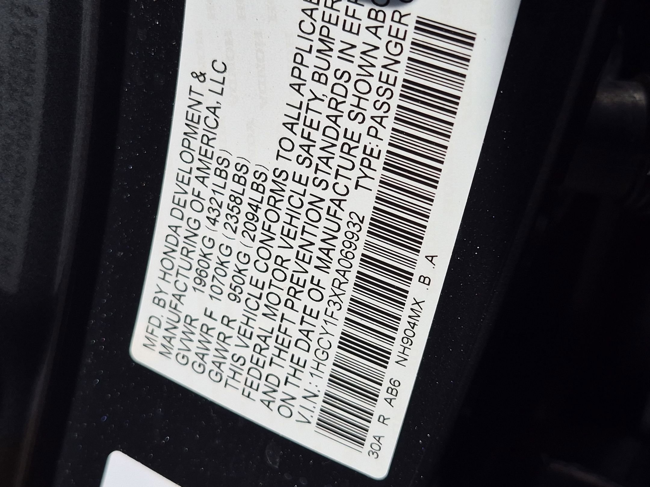 Used 2024 Gray Metallic Honda EX image 34