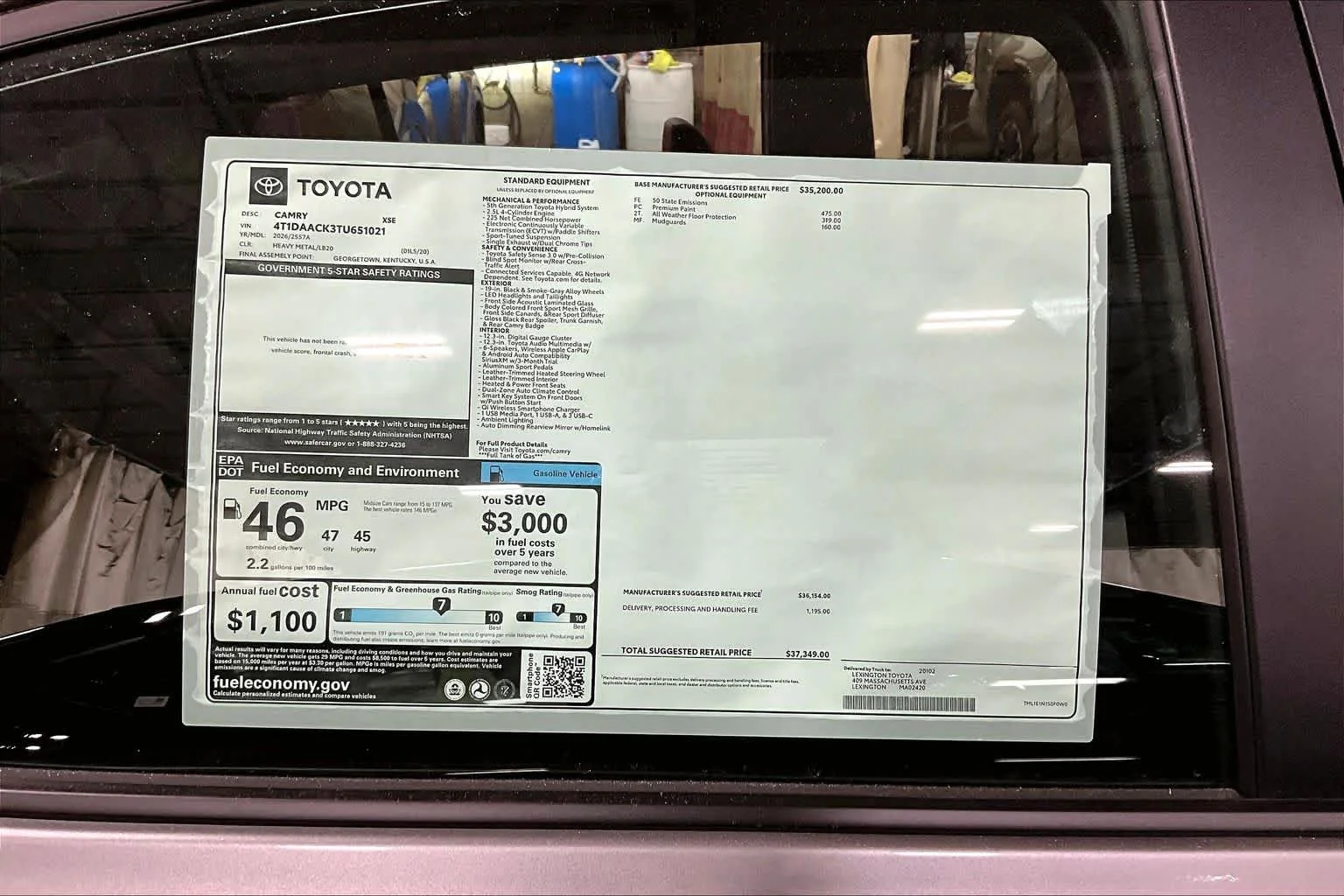 New 2026 Heavy Metal Toyota XSE image 21