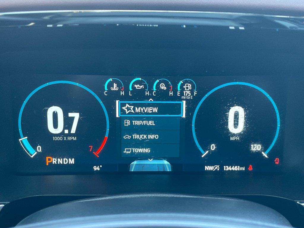 Used 2021 Carbonized Gray Metallic Ford LARIAT image 4