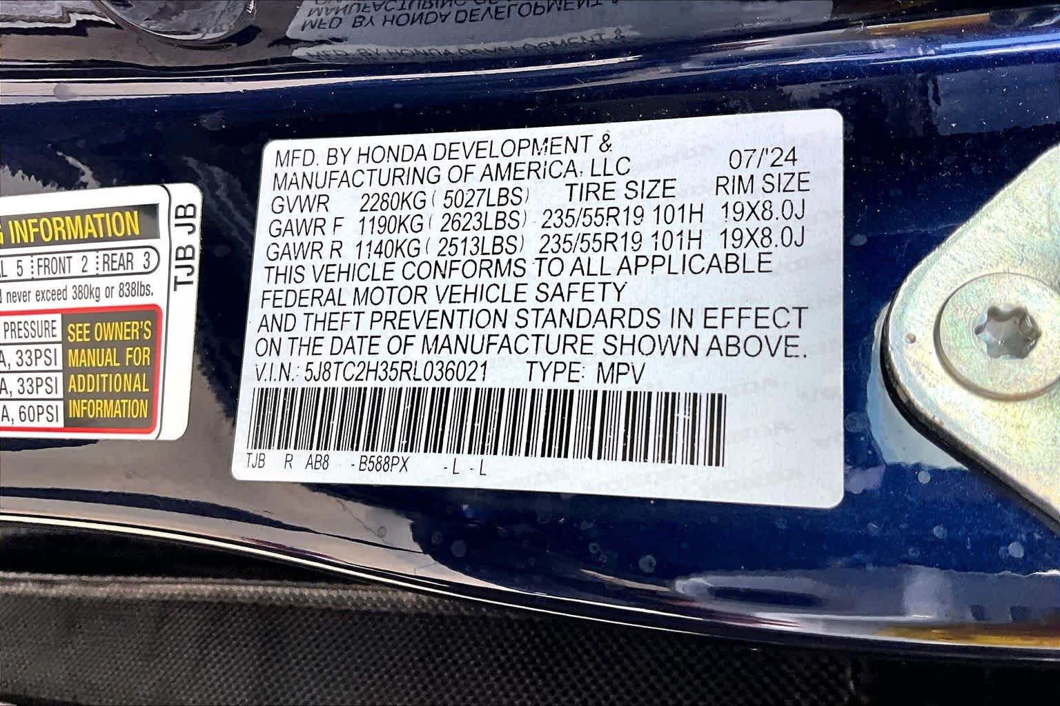 Used 2024 Fathom Blue Pearl Acura  image 35