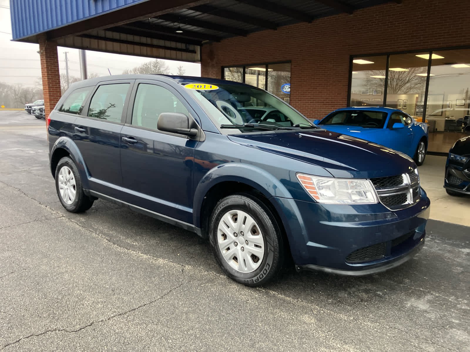 Used 2014 Dodge Journey American Value Package with VIN 3C4PDCAB5ET276706 for sale in Clinton, IL