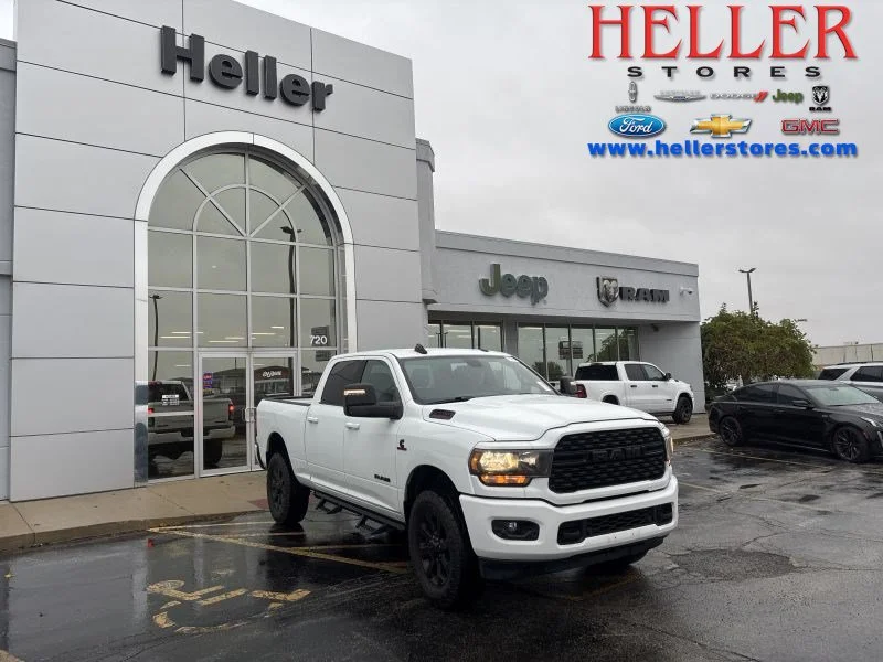 Used 2023 Bright White Clearcoat Ram Big Horn image 1