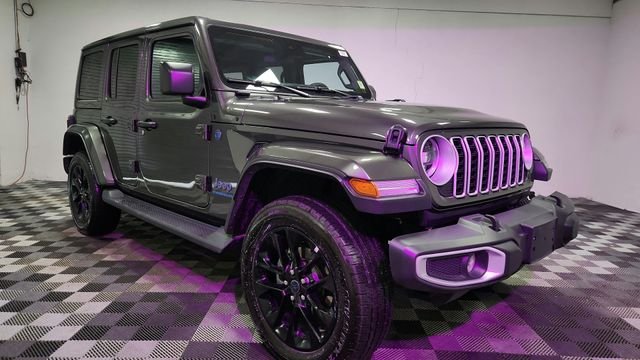Used 2025 Gray Jeep Sahara 4xe image 2