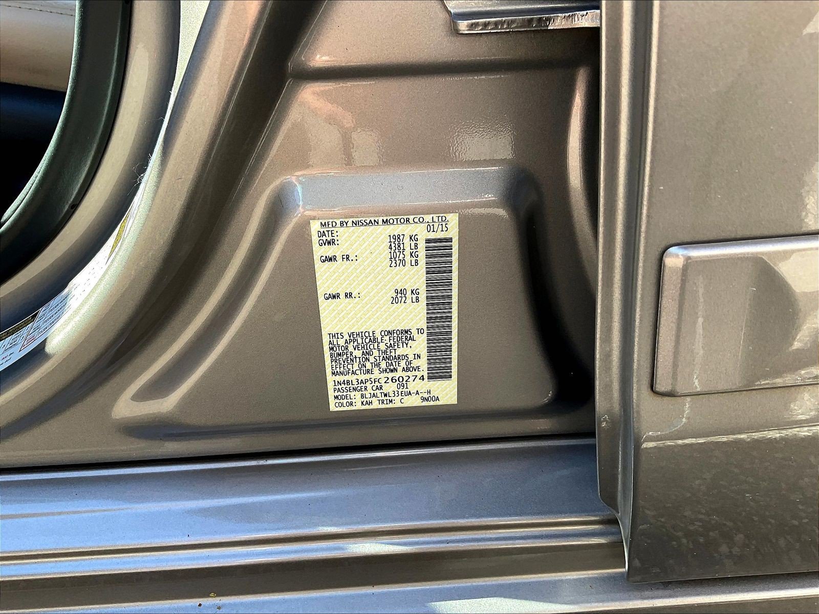 Used 2015 Beige Nissan 3.5 SL image 21