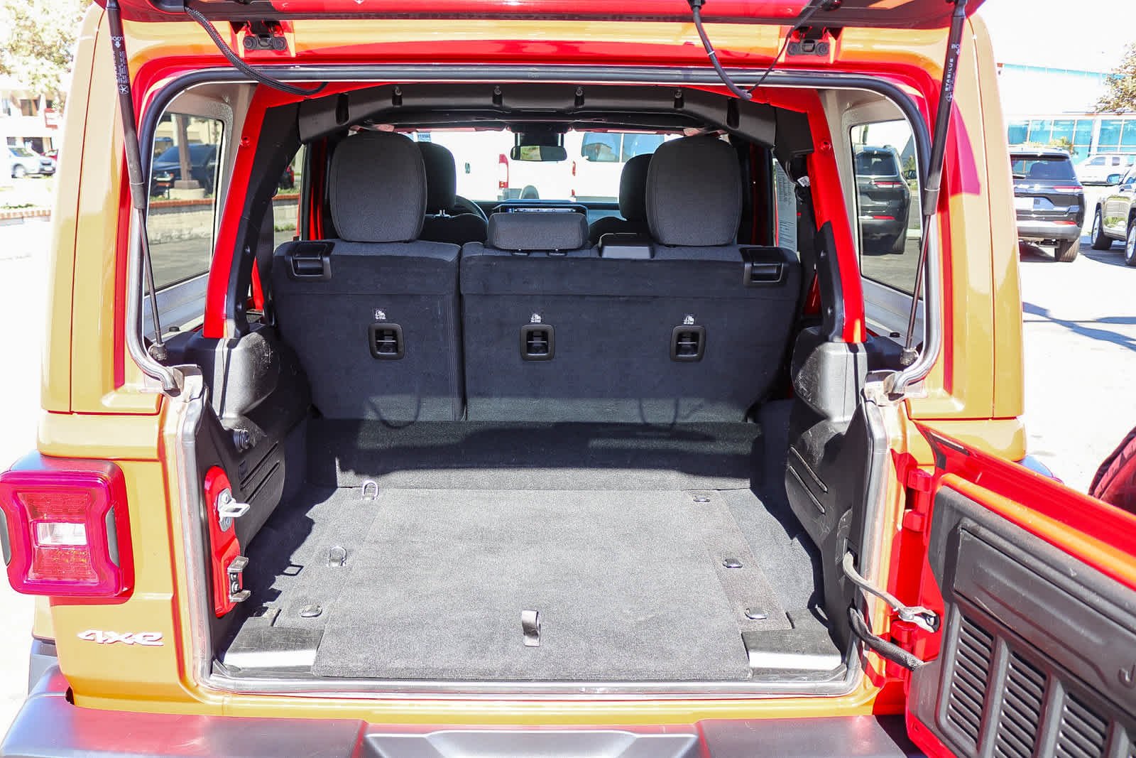 Used 2024 Firecracker Red Clearcoat Jeep Sahara image 24