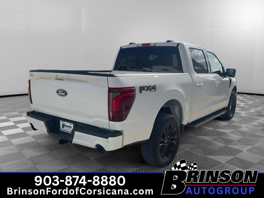 New 2026 Star White Metallic Tri-Coat Ford LARIAT image 5