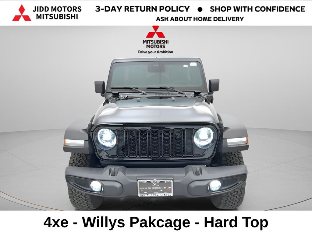 Used 2025 Jeep Wrangler 4xe Willys 4XE with VIN 1C4RJXN6XSW580089 for sale in Des Plaines, IL