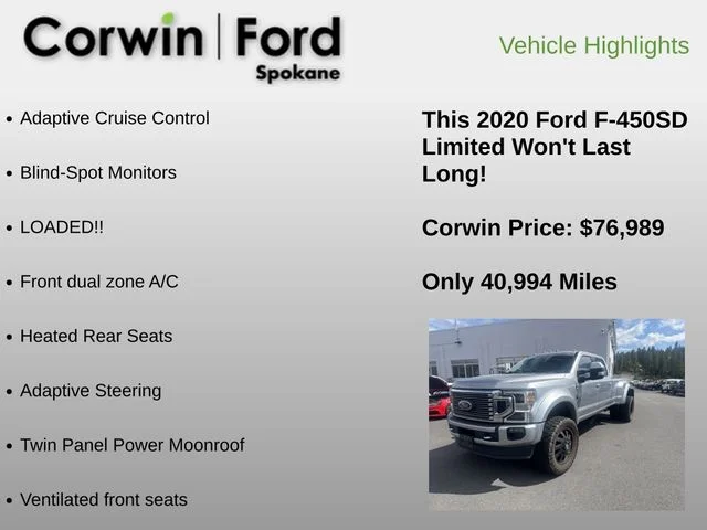 Used 2020 Silver Ford Limited image 6