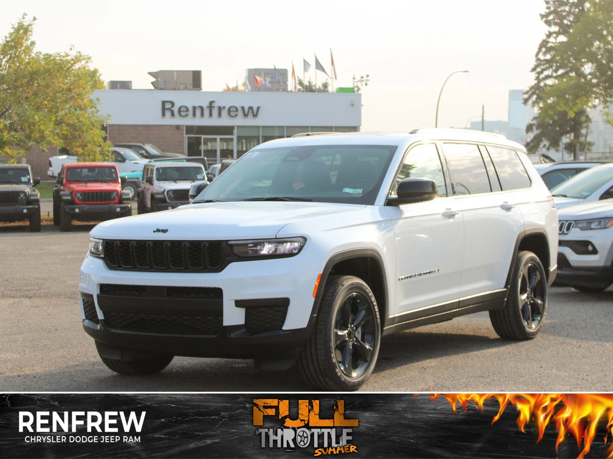 New 2025 White Jeep Altitude* 4x4, Sunroof, Heated Leather, Remote Start image 1