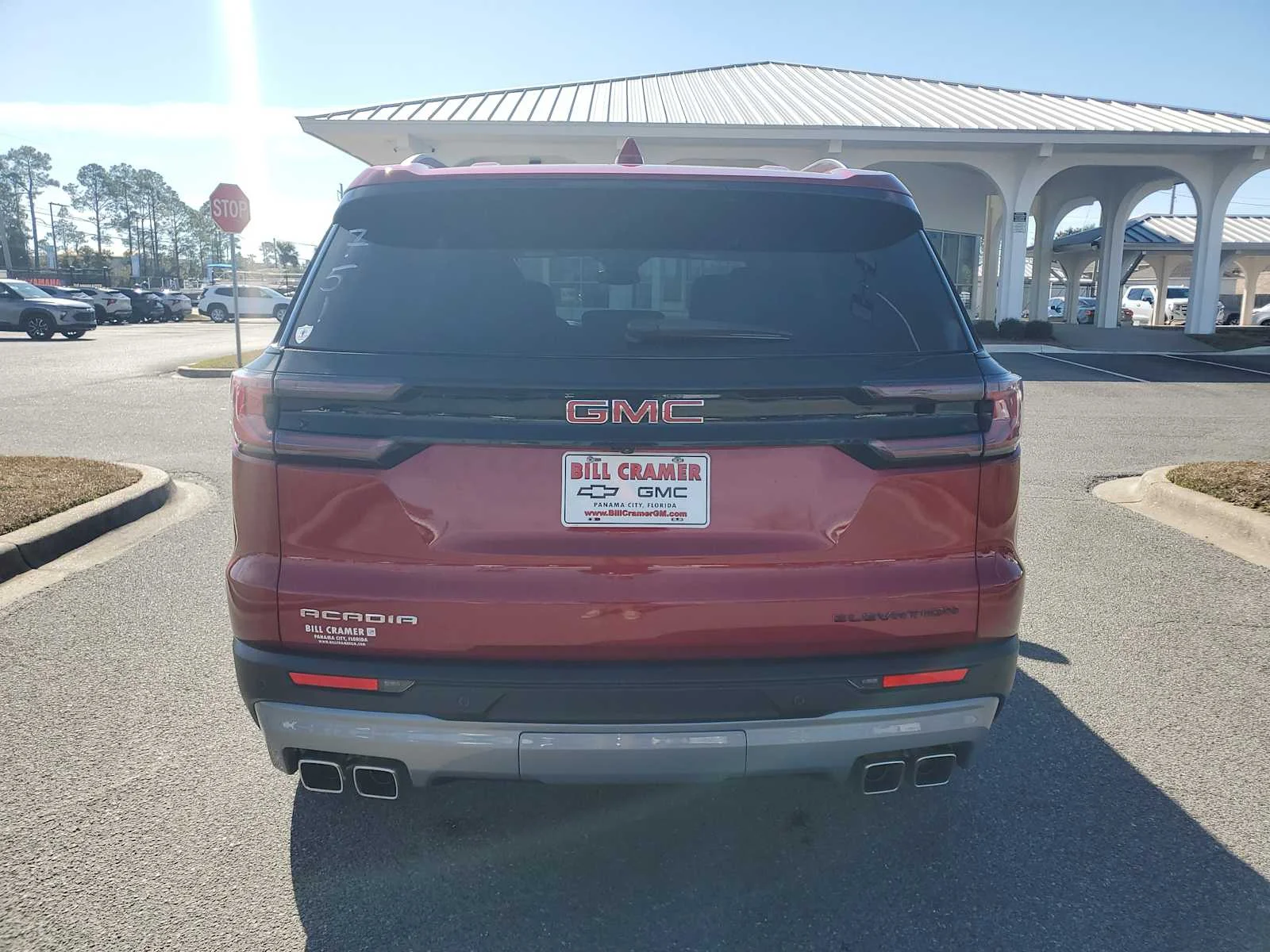 New 2025 Volcanic Red Tintcoat GMC Elevation image 4