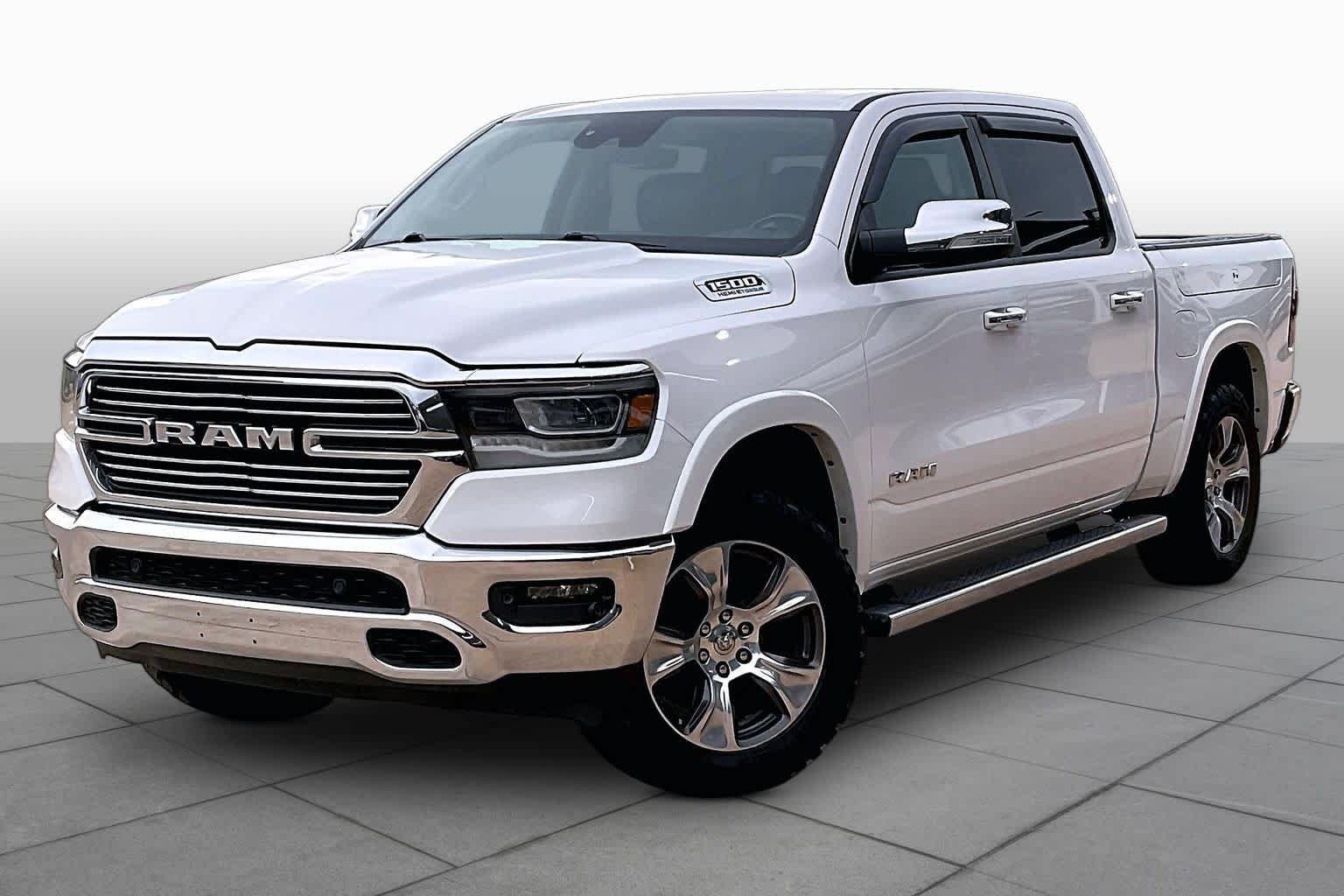 Used 2022 Bright White Clearcoat Ram Laramie image 2