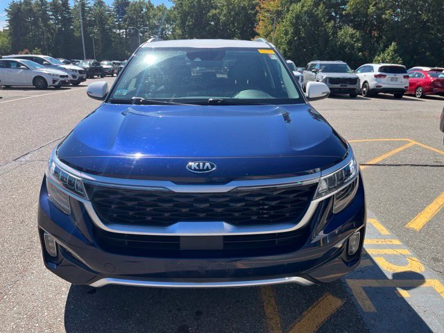Used 2021 Dark Ocean Blue/White Roof Kia SX image 8
