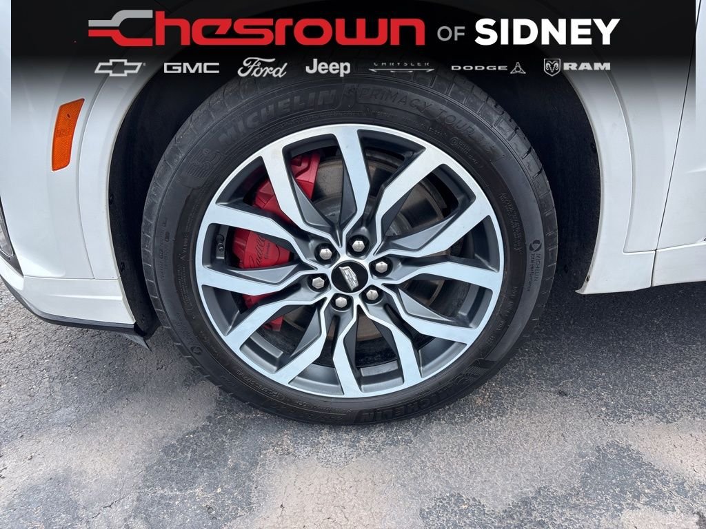 Used 2024 Crystal White Tri-Coat Cadillac Sport image 9