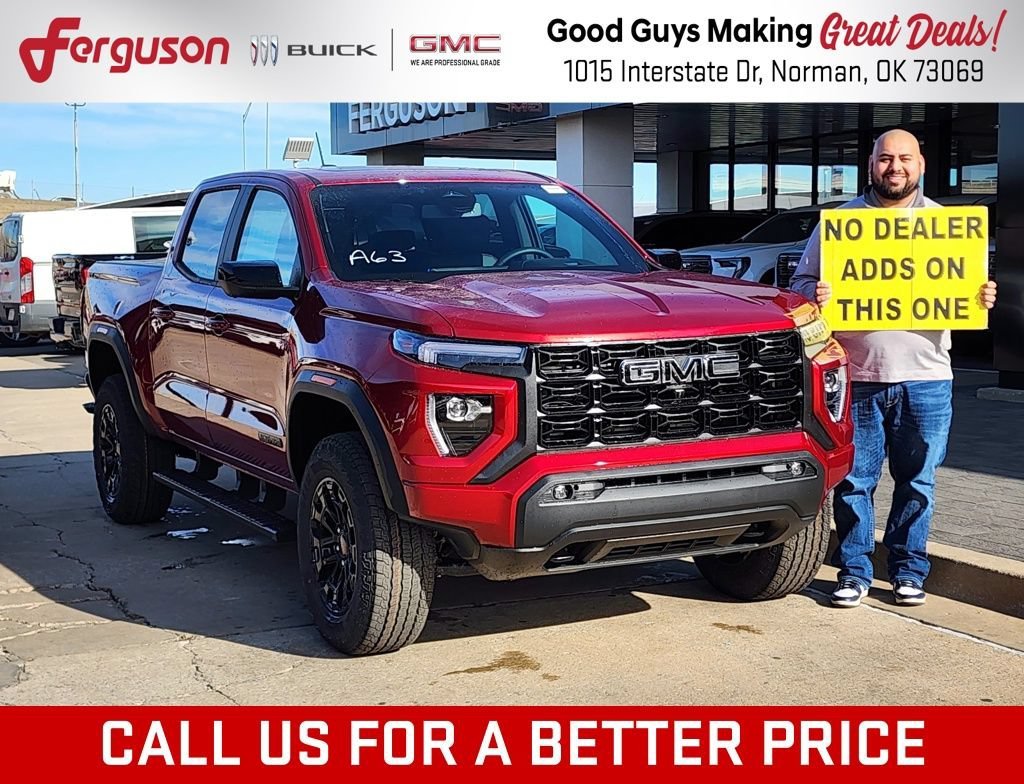 Volcanic Red Tintcoat 2026 GMC Canyon Pickup Truck Four-Wheel Drive 8-Speed Automatic