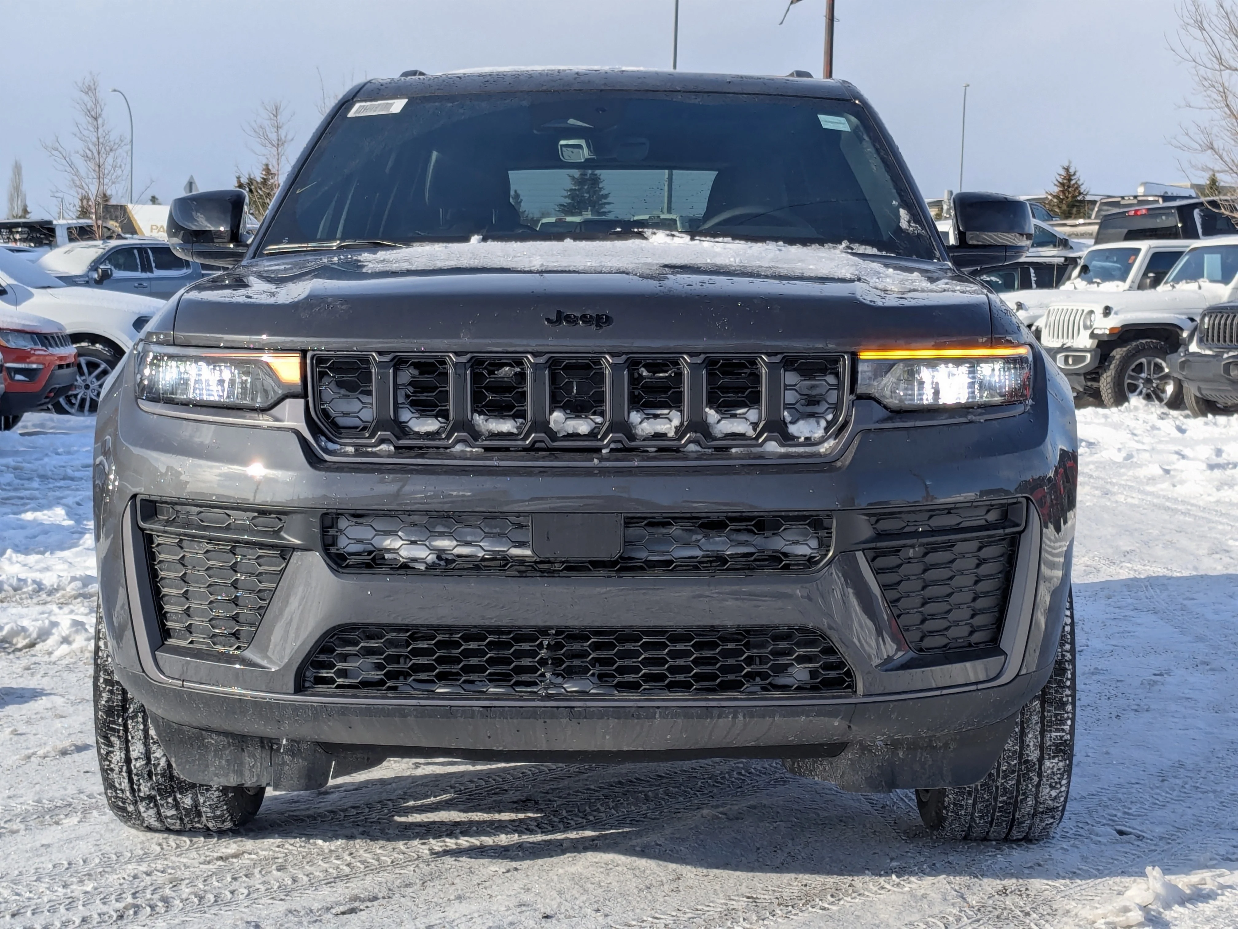 New 2026 Grey Jeep Altitude - - Altitude Appearance Pkg - Power Sunroof - 2.0L I4 Turbo & More image 3