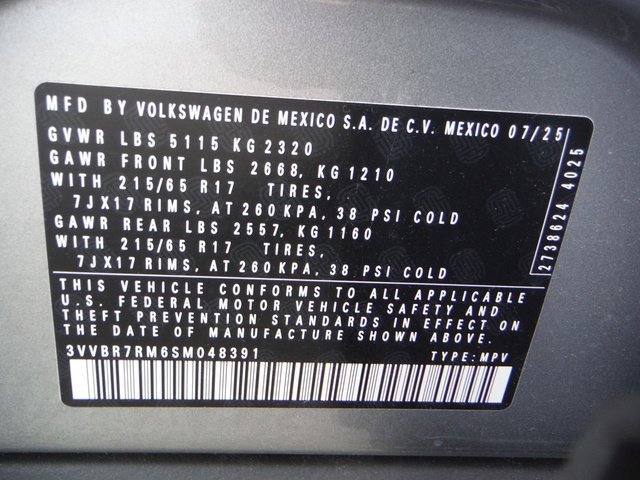 2025 Volkswagen Tiguan S - Photo 40