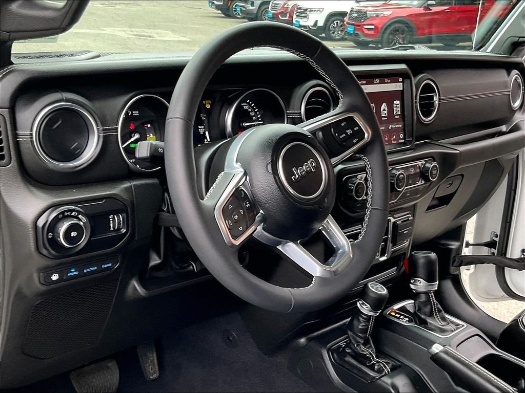 Used 2023 White Jeep Sahara 4xe image 8