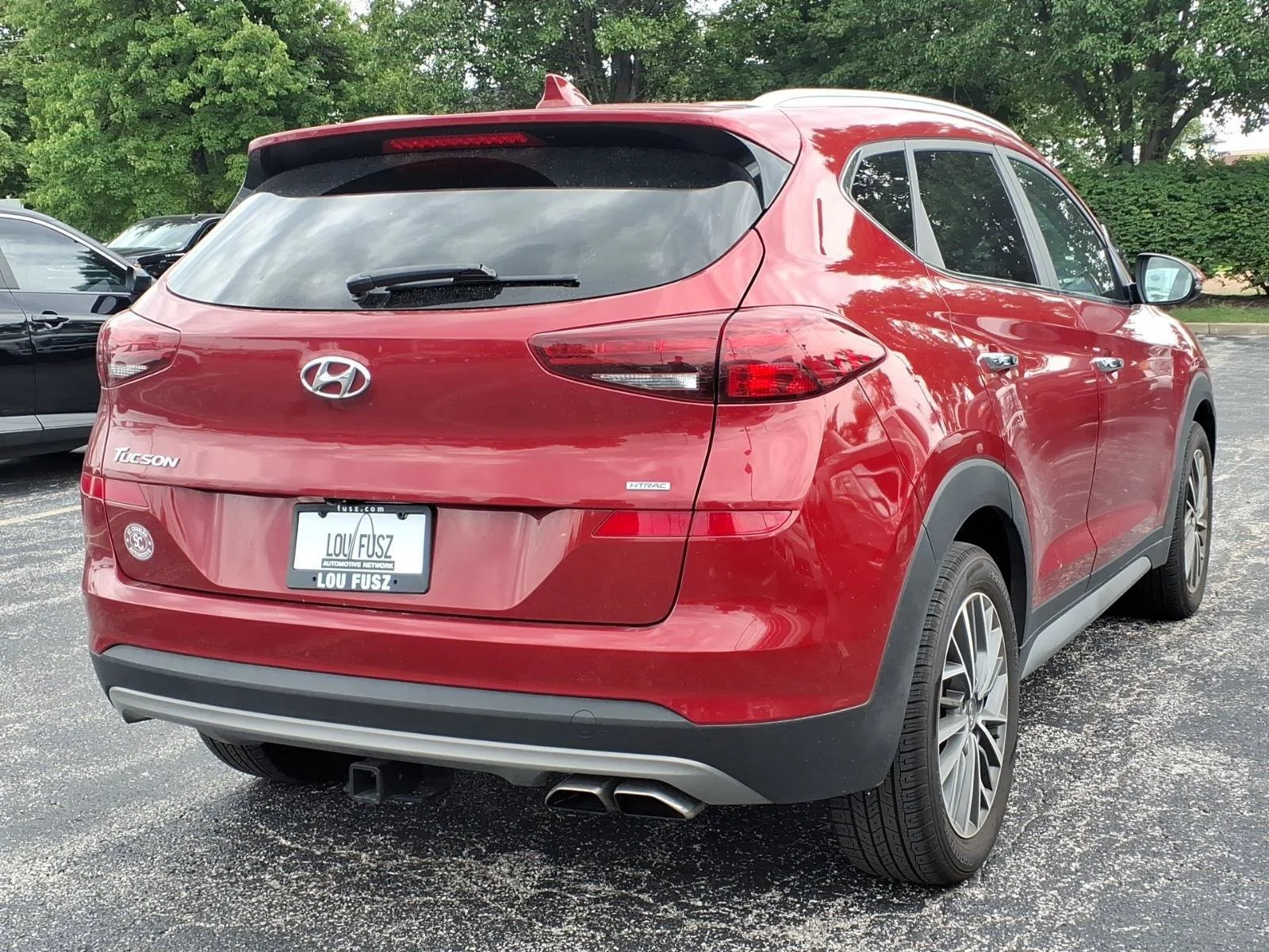 Used 2021 Red Crimson Hyundai Limited image 3