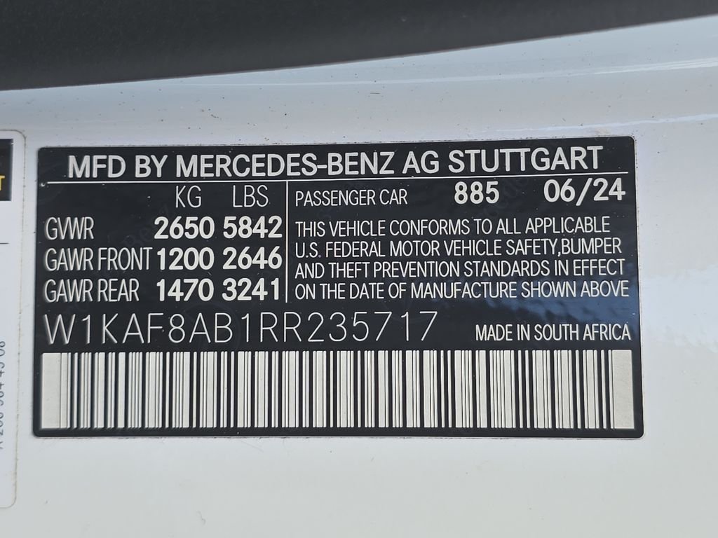 Used 2024 Moonlight White Mercedes-Benz C 63 S AMG® image 27