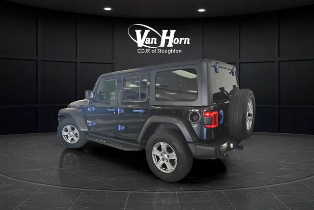Used 2020 Black Clearcoat Jeep Unlimited Sport S image 5