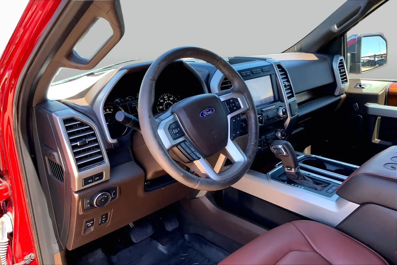 Used 2020 Rapid Red Metallic Tinted Clearcoat/Stone Gray Ford King Ranch image 17