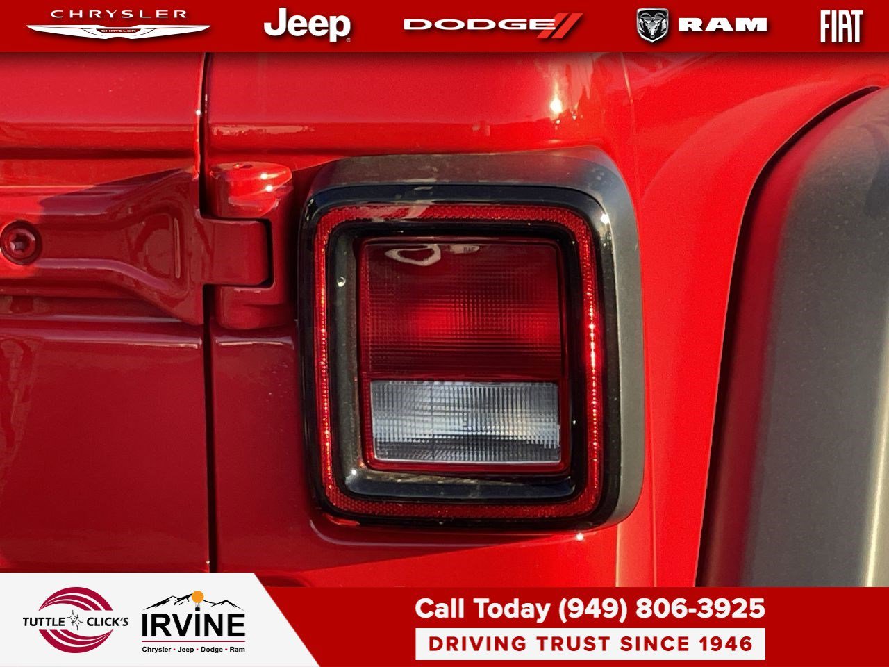 New 2026 Firecracker Red Clear-Coat Exterior Paint Jeep Willys image 9