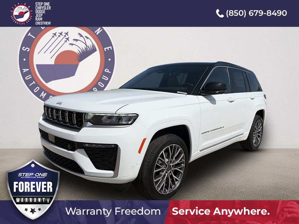 New 2026 Bright White Clear-Coat Exterior Paint Jeep Summit image 1