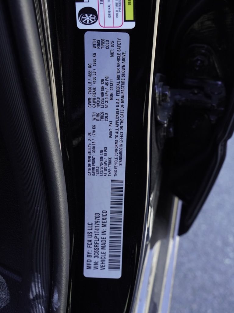 New 2026 Diamond Black Crystal Pearl-Coat Exterior Paint RAM Rebel image 30