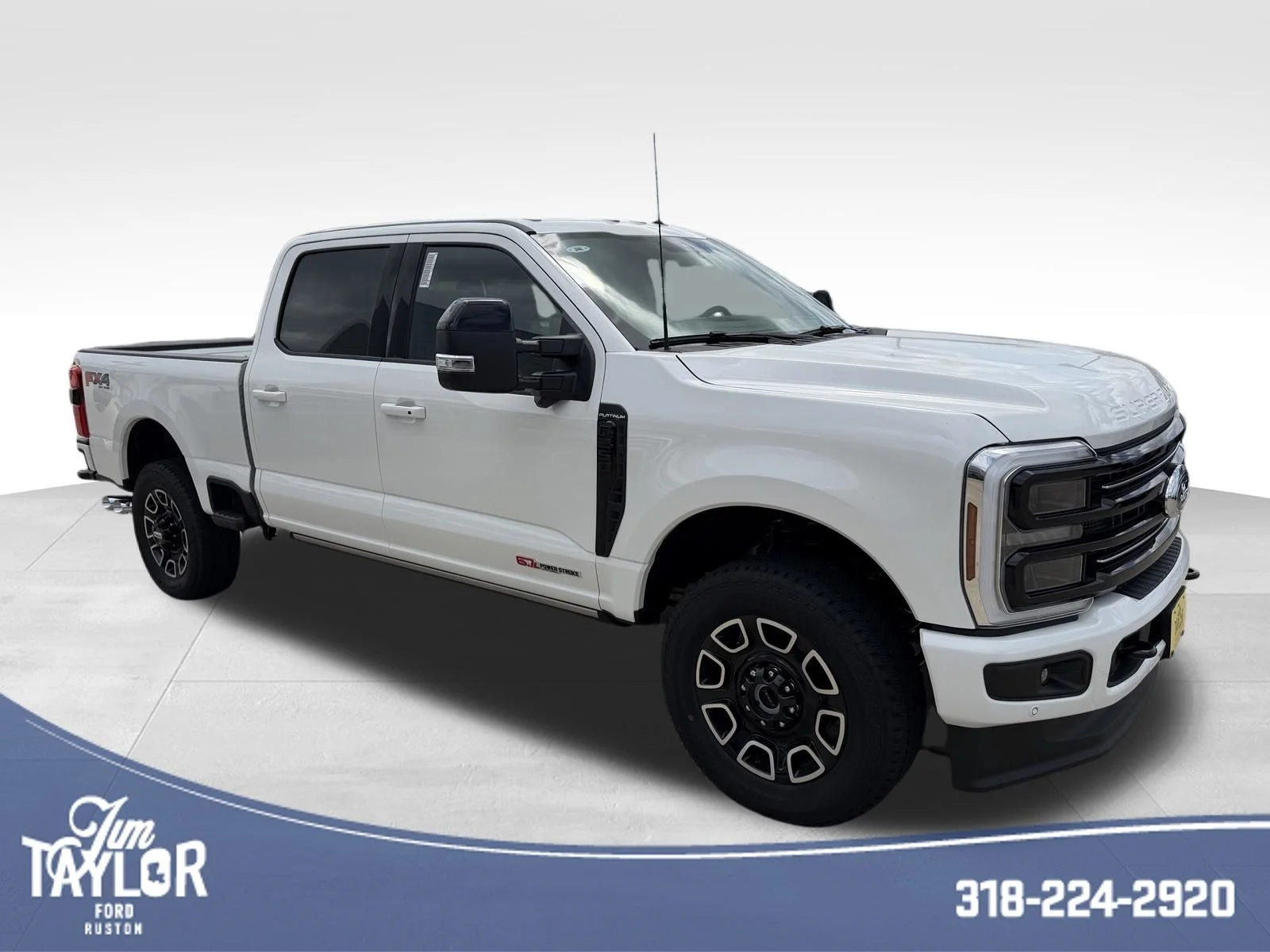 New 2026 Star White Metallic Tri-Coat Ford F-250® Platinum® image 1
