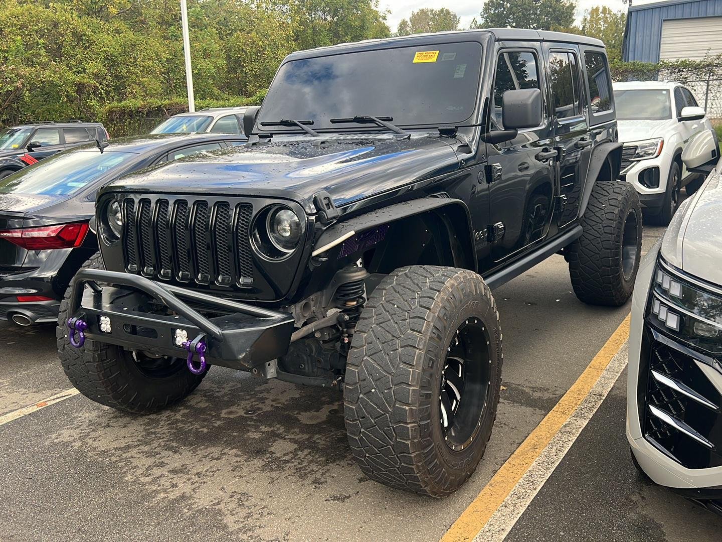 Used 2022 Black Clearcoat Jeep Unlimited Sport Altitude image 1