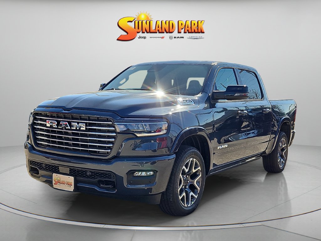 New 2027 Forged Blue Metallic Exterior Paint RAM Laramie image 2