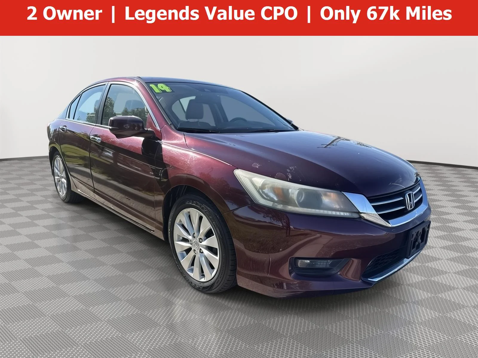 Used 2014 Basque Red Pearl II Honda EX-L image 1