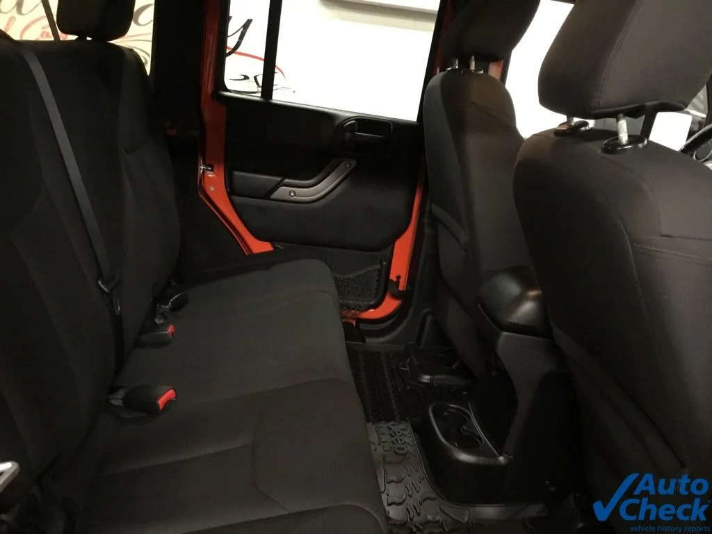 Used 2015 Orange Jeep Unlimited Sport image 34