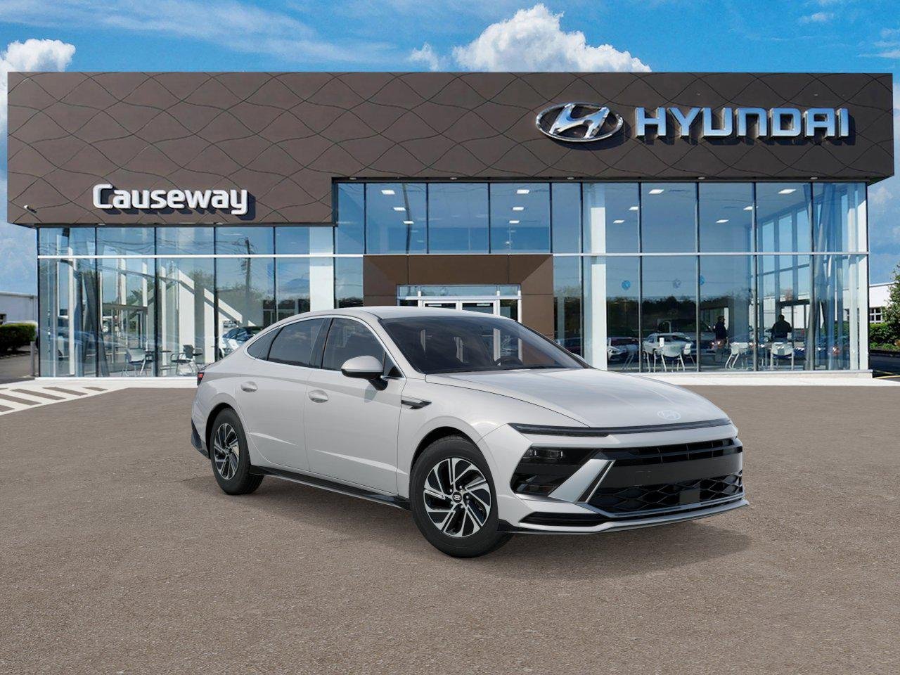 New 2026 Serenity White Hyundai Blue image 2