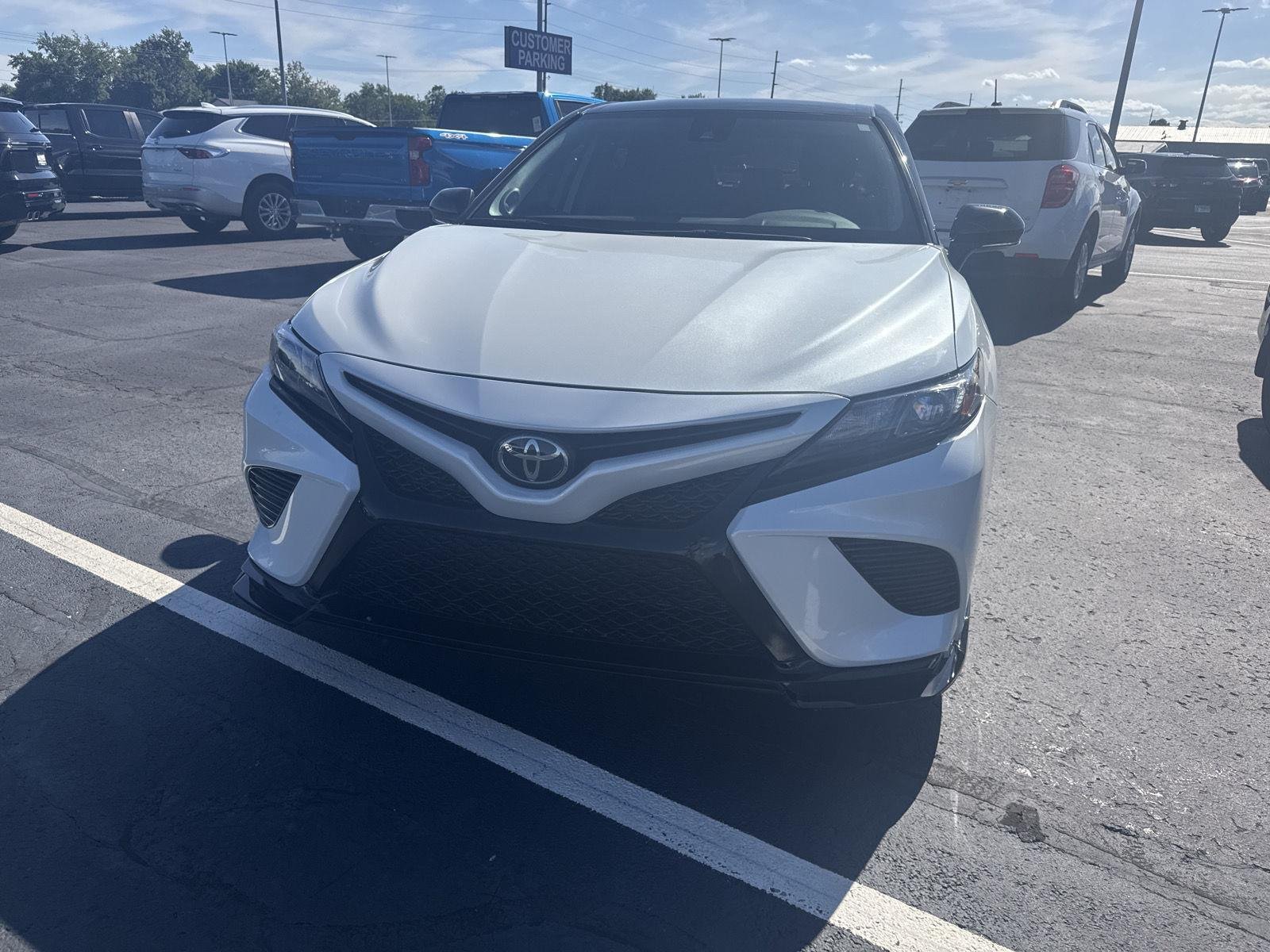 Used 2022 Wind Chill Pearl w/Midnight Black Metallic Roof Toyota TRD image 7