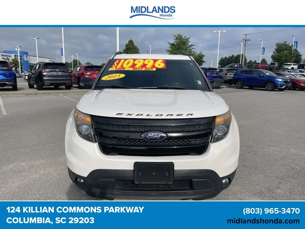 Used 2015 Ford Explorer Sport with VIN 1FM5K8GT4FGB36657 for sale in Columbia, SC