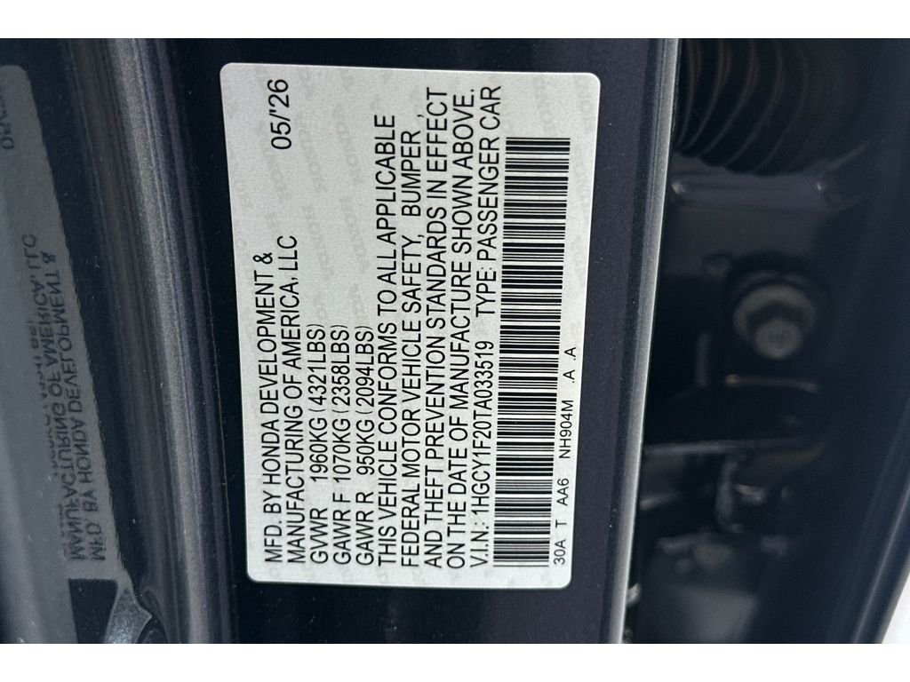 New 2026 Meteorite Gray Metallic Honda LX image 33
