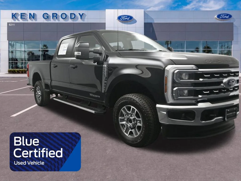 Certified Used 2025 Black Ford Lariat image 1