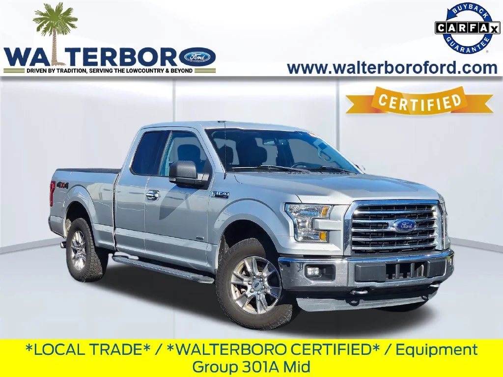Certified Used 2016 Silver Ford XLT image 1