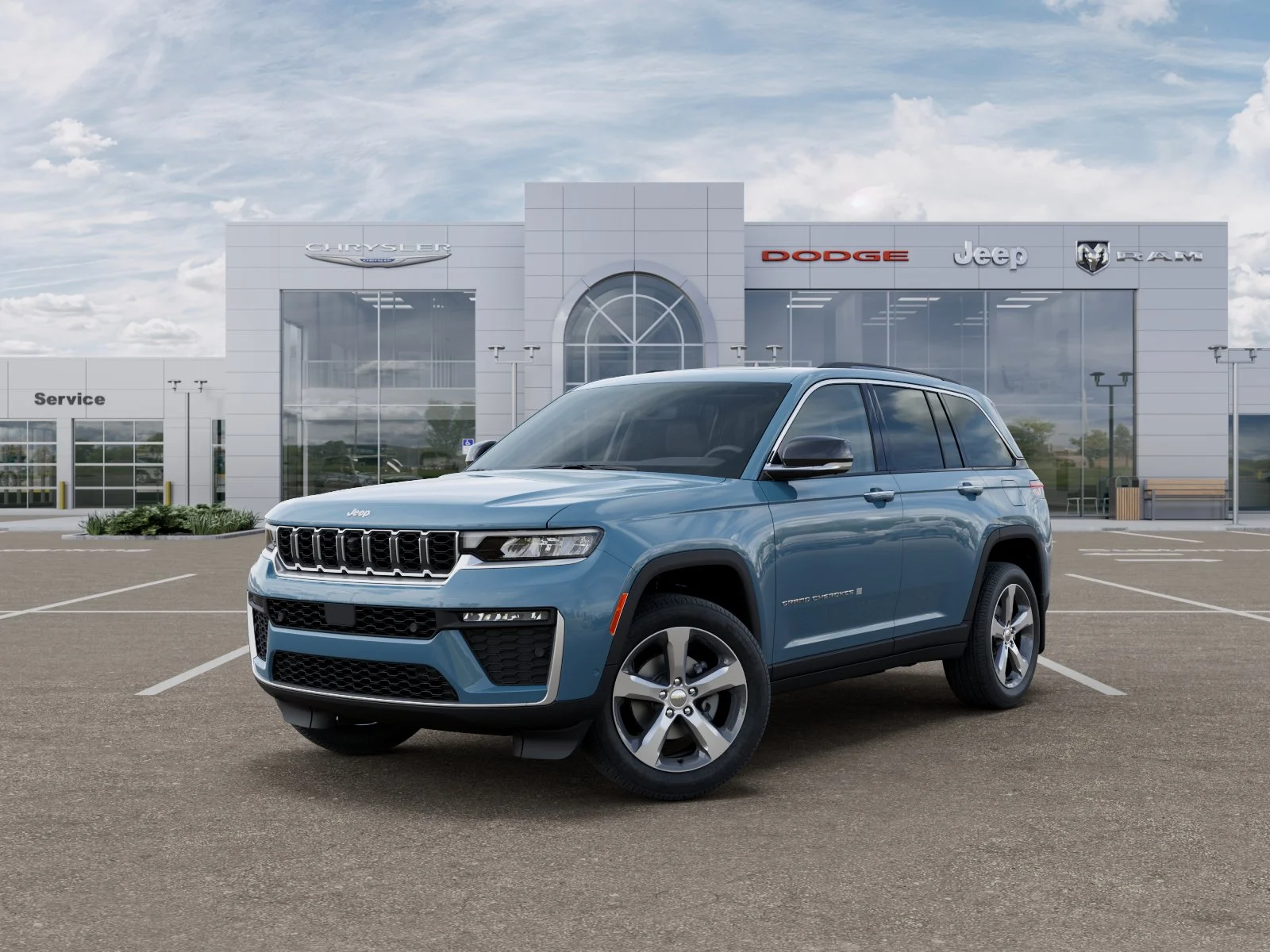 New 2026 Steel Blue Exterior Paint Jeep Limited image 1