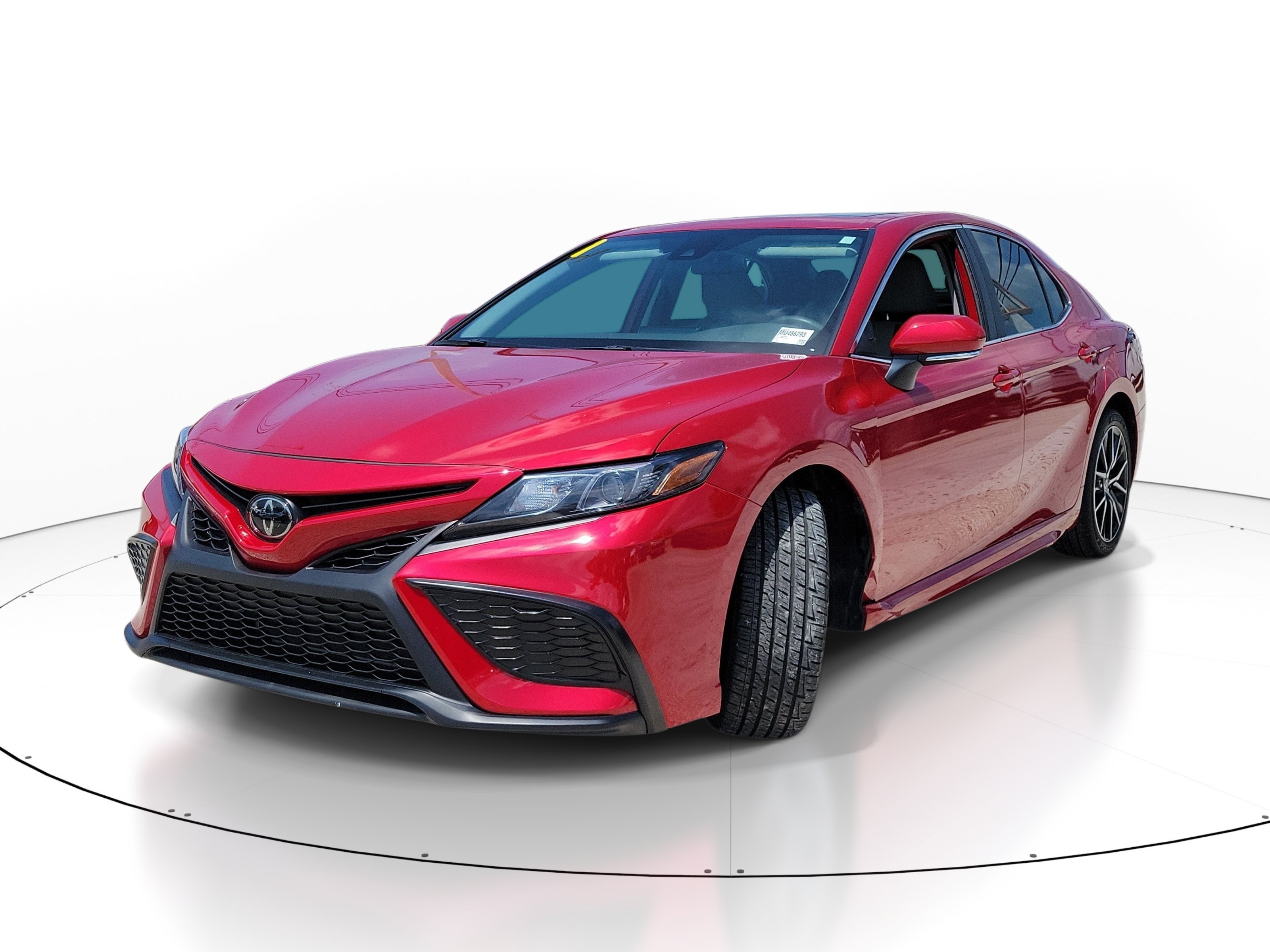 Used 2021 Red Toyota SE Nightshade image 3