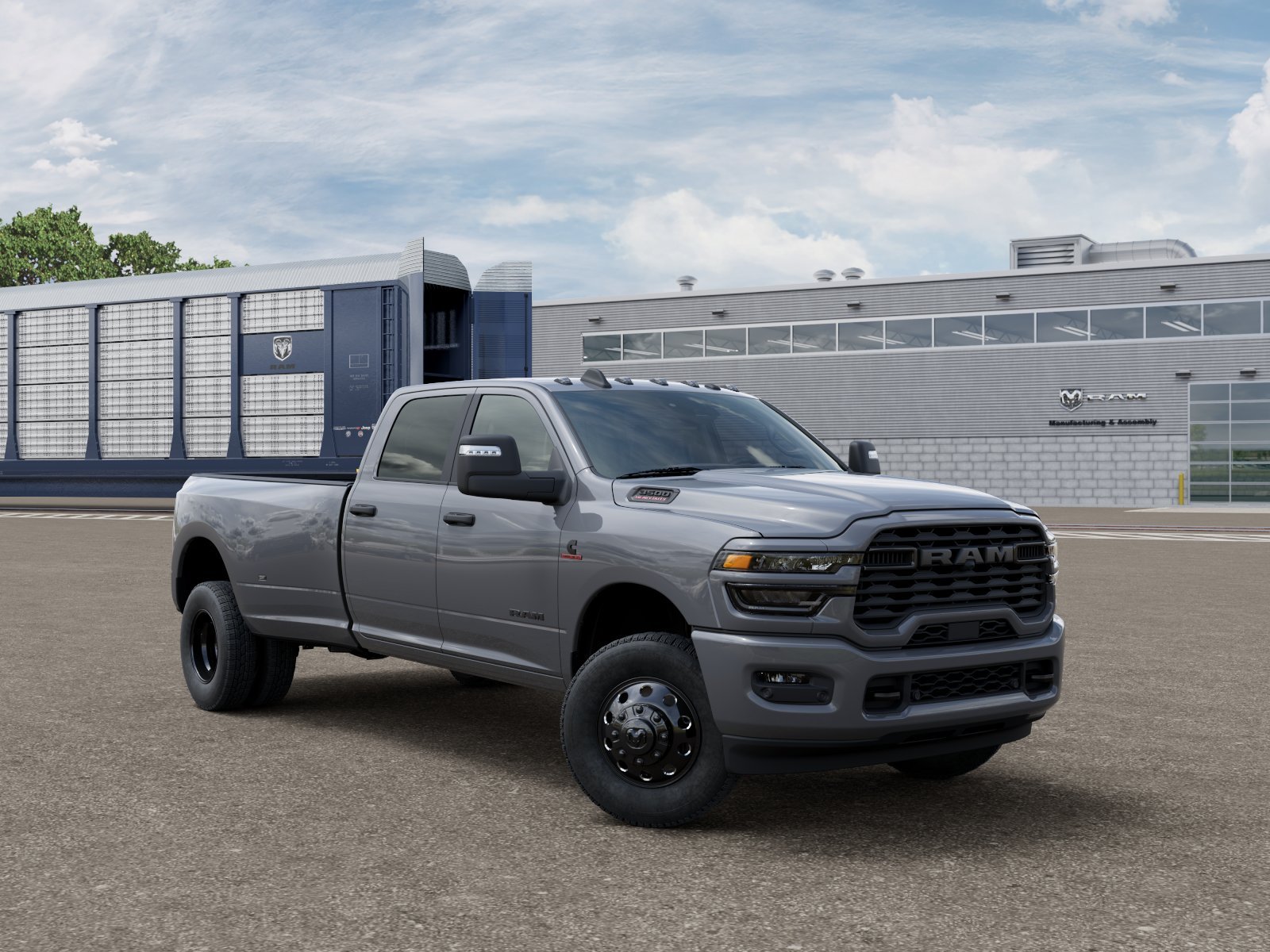 New 2026 Ceramic Gray Clear-Coat Exterior Paint RAM Big Horn image 46