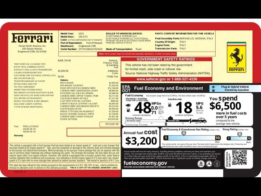Used 2025 Azzurro La Plata Ferrari  image 39